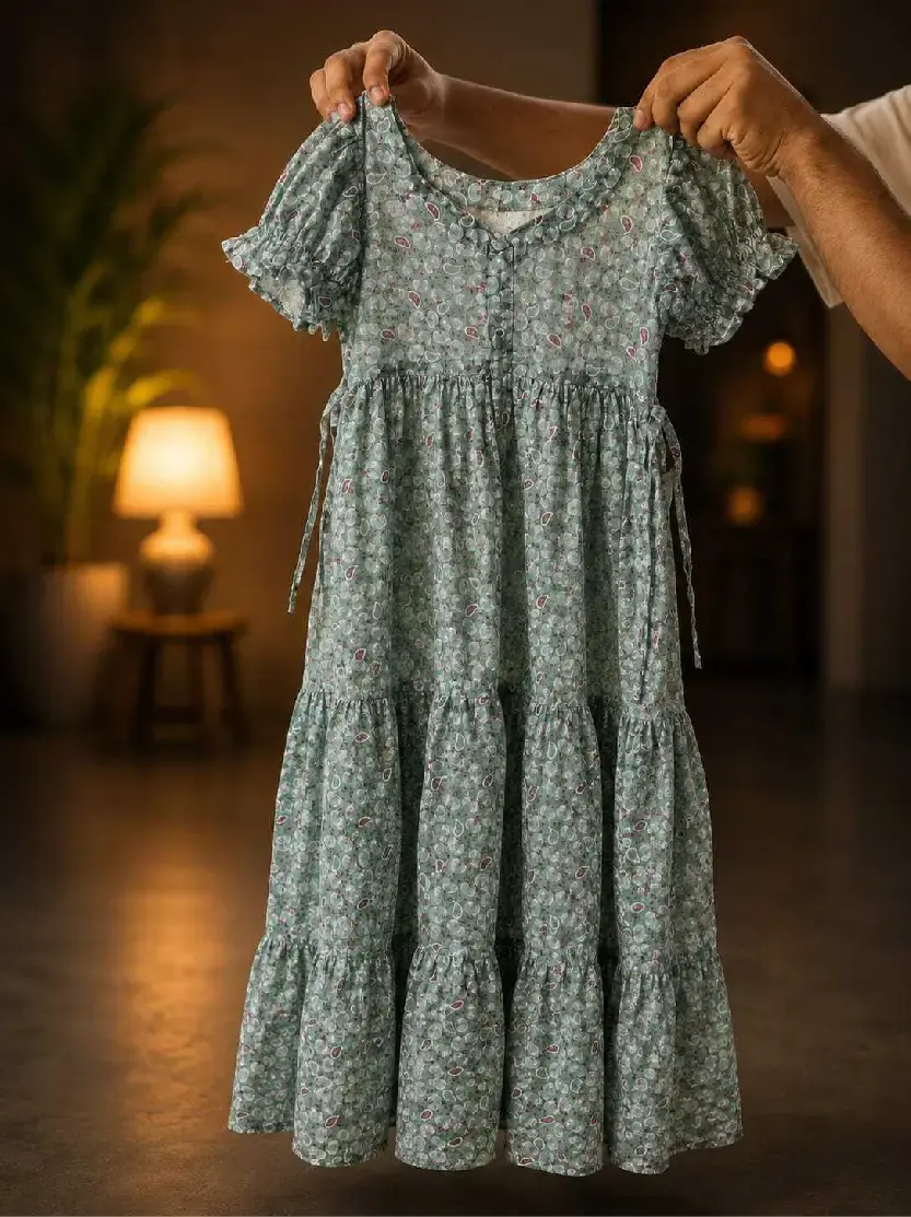Kids Cotton Long Frock