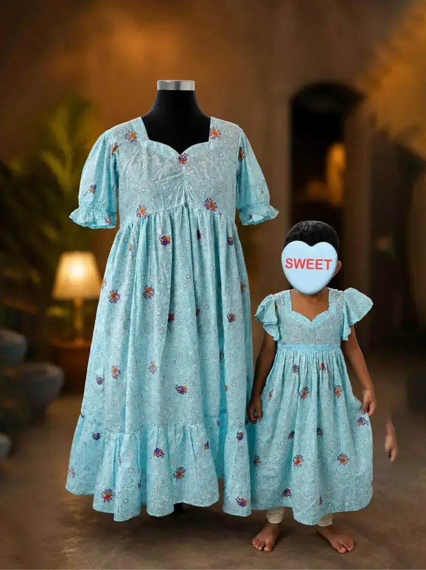 Mom & Kids Matching Dress Set